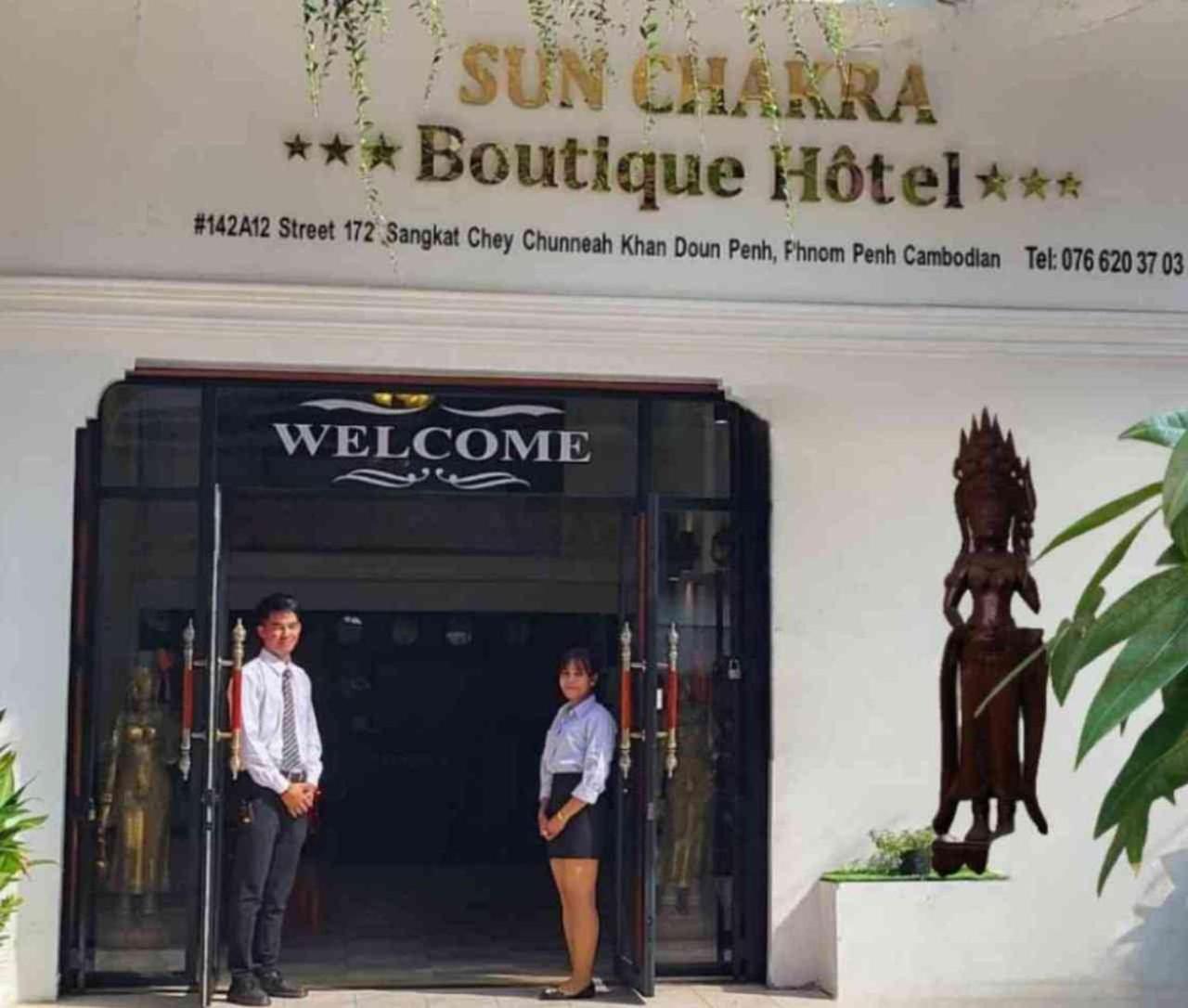 Sun Chakra Boutique Hotel Phnom Penh Exterior foto